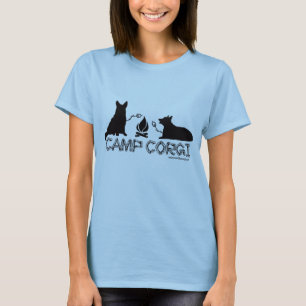 T-shirt Le corgi de camp a adapté T