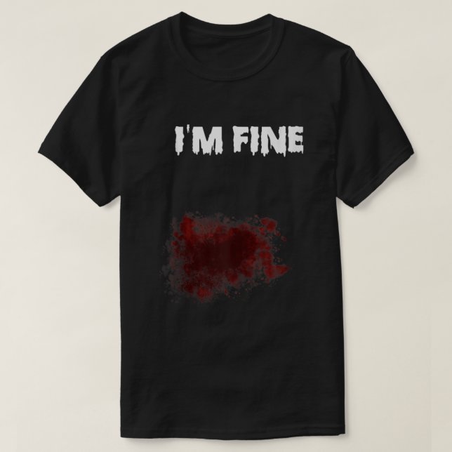 T-shirt Le Costume de Zombie Bite Scary Halloween (Design devant)
