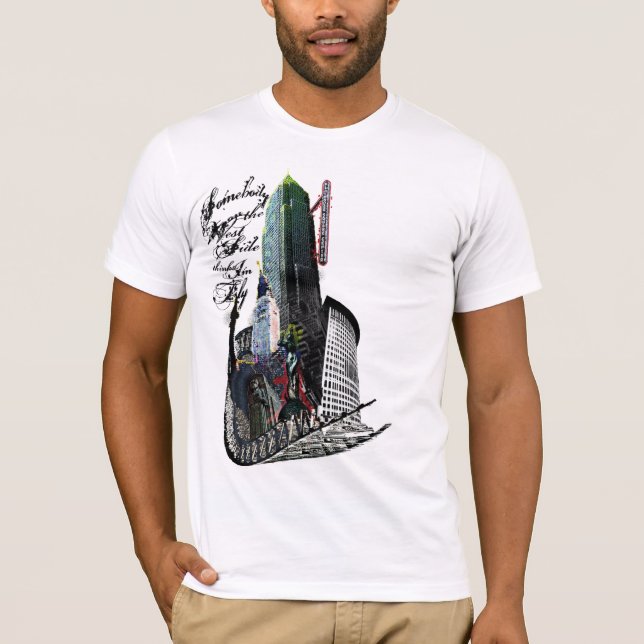 T-shirt Le côté Ouest pense que je suis mouche (Devant)