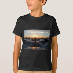 T-shirt Le coucher du soleil la Californie rêve le style