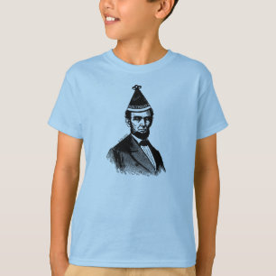 T-shirt Le coup de l'anniversaire d'Abraham Lincoln badine