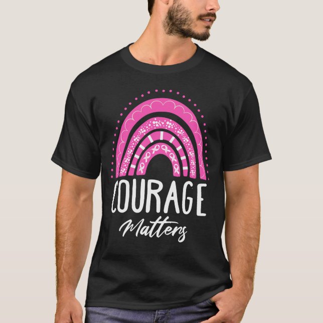 T-shirt Le courage compte (Devant)