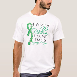 T-shirt Le courage de inspiration du papa - Cancer de foie