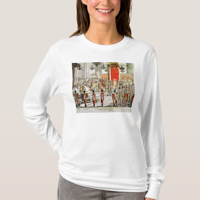 T-shirt Le couronnement de Leopold II à Bratislava (Devant)