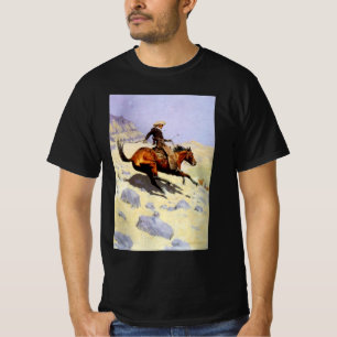 T-shirt Le Cowboy par Remington, Cavalerie Militaire Vinta