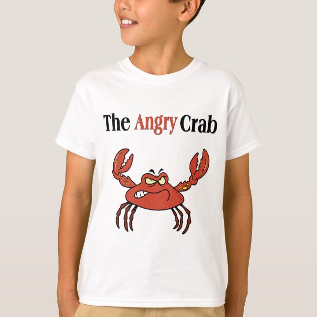 T-shirt Le crabe en colère (Devant)