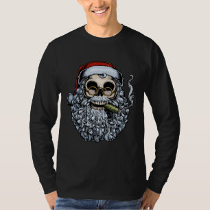 T-shirt Le crâne de Père Noël