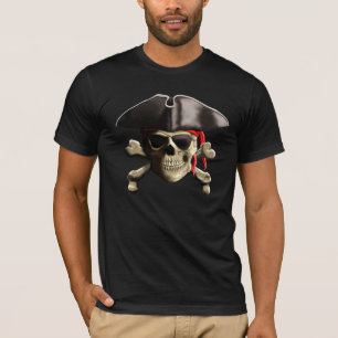 T-shirt Le crâne du Jolly roger pirate