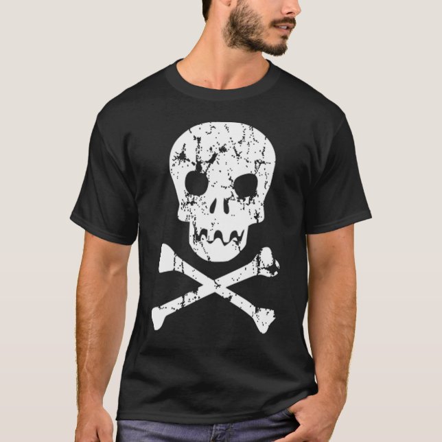 T-shirt Le crâne "n" désosse la chemise (Devant)