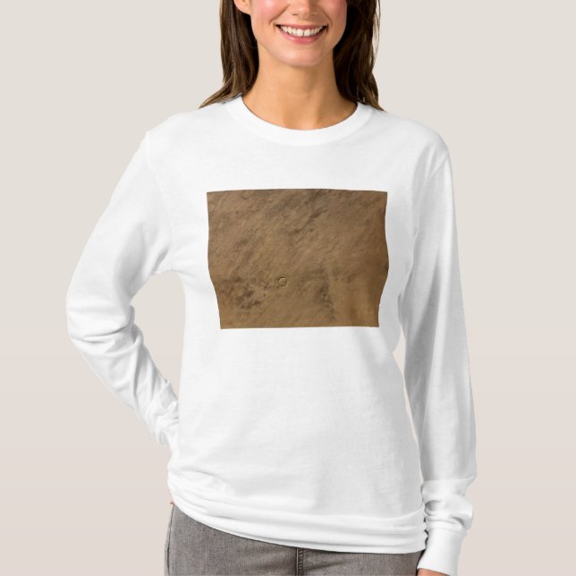 T-shirt Le cratère Tenoumer en Mauritanie (Devant)