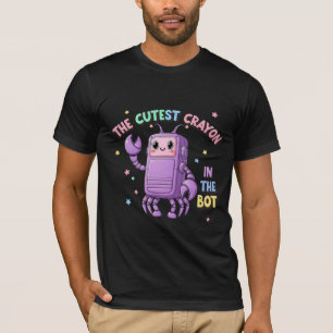 T-shirt Le Crayon Le Plus Mignon Dans Le Crabe Robot Kawai