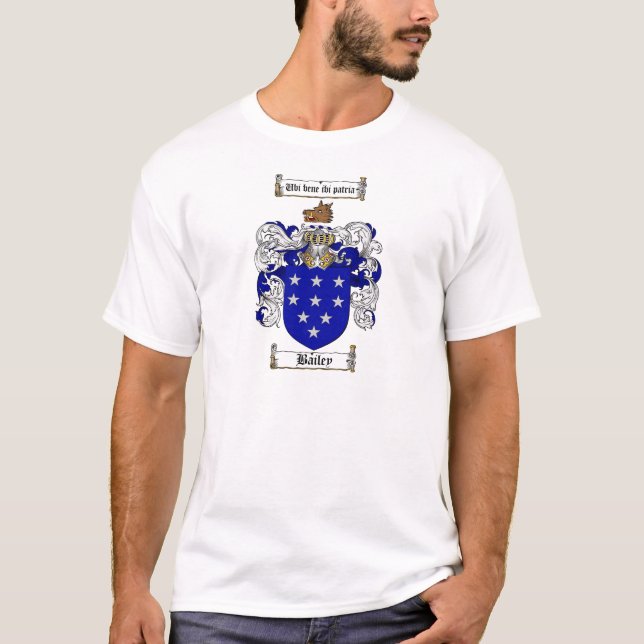 T-SHIRT LE CREST DE FAMILLE DE BAILEY - MANTEAU DE BAILEY (Devant)