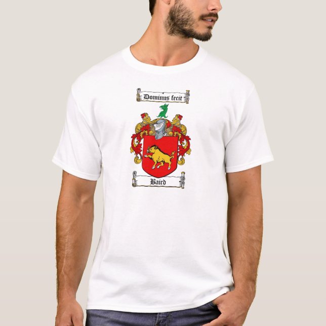 T-SHIRT LE CREST DE FAMILLE DE BAIRD - MANTEAU DE BAIRD (Devant)