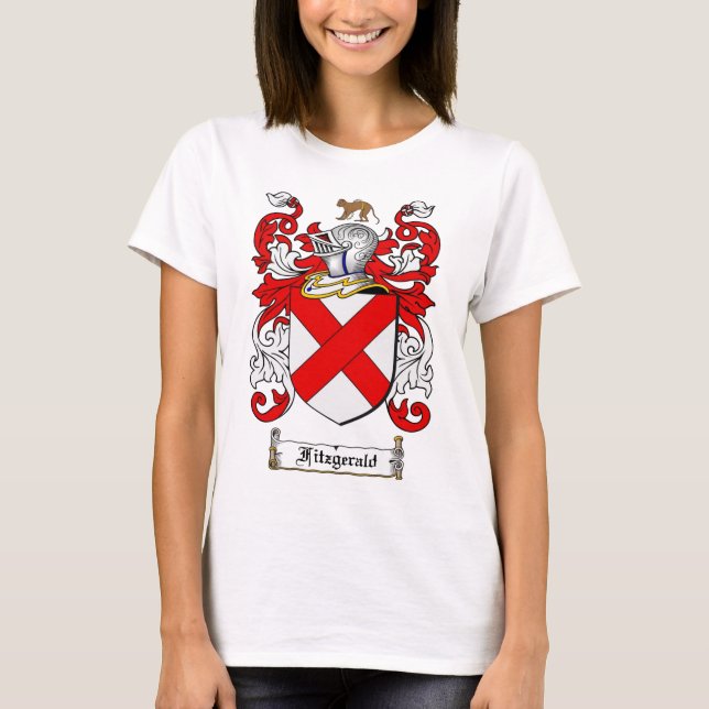 T-SHIRT LE CREST DE FAMILLE DE FITZGERALD - MANTEAU DE (Devant)