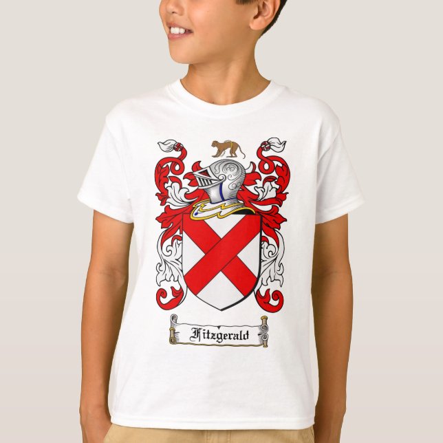T-SHIRT LE CREST DE FAMILLE DE FITZGERALD - MANTEAU DE (Devant)