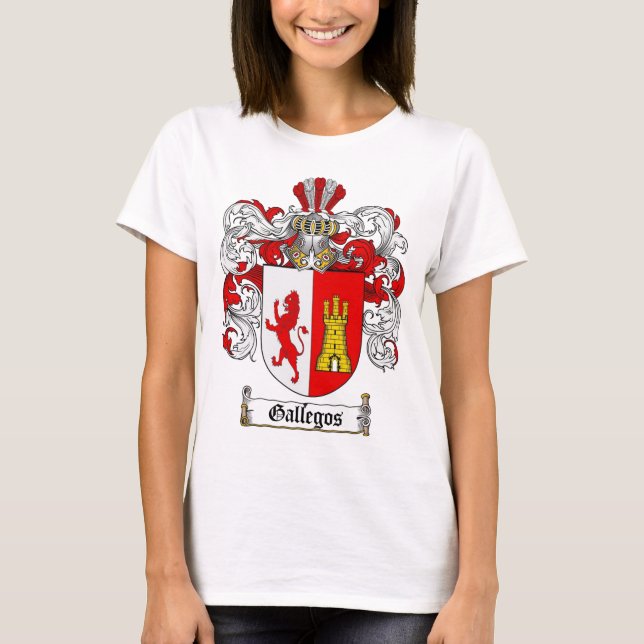 T-SHIRT LE CREST DE FAMILLE DE GALLEGOS - MANTEAU DE (Devant)