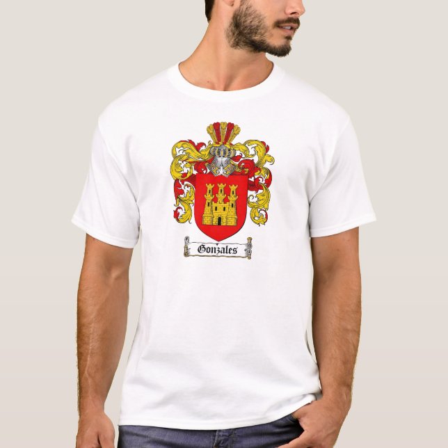 T-SHIRT LE CREST DE FAMILLE DE GONZALES - MANTEAU DE (Devant)