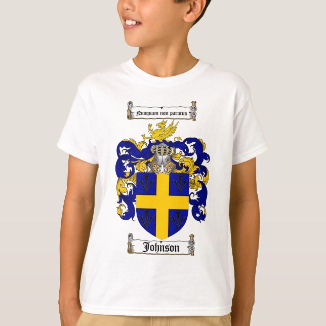 T-SHIRT LE CREST DE FAMILLE DE JOHNSON - MANTEAU DE (Devant)