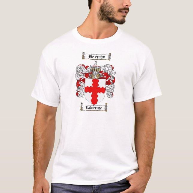 T-SHIRT LE CREST DE FAMILLE DE LAWRENCE - MANTEAU DE (Devant)