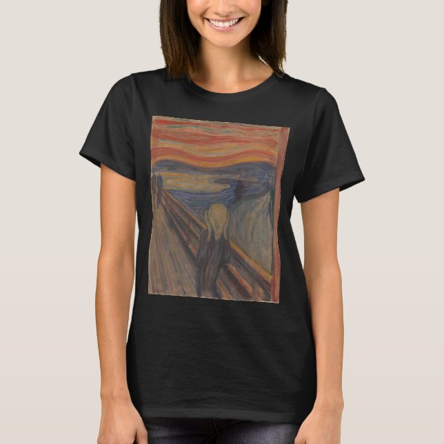 T-shirt Le cri de la nature par Edvard Munch 1893 (Devant)