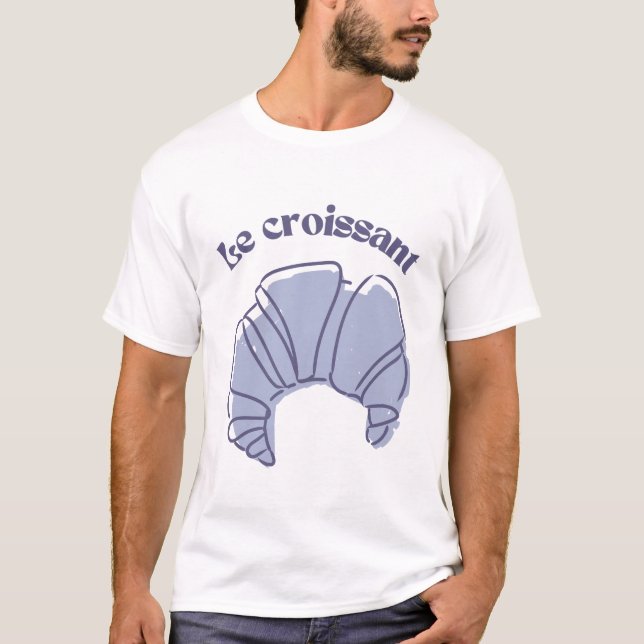 T-shirt Le croissant (Devant)
