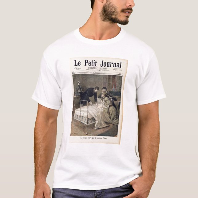 T-shirt Le croup traité par docteur Roux (Devant)