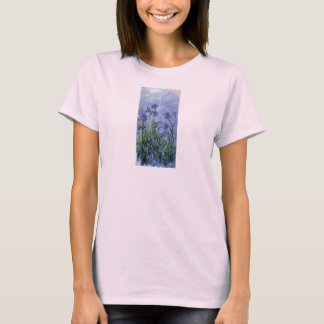 T-shirt le cru fleurit lilac-irises-1917 monet.