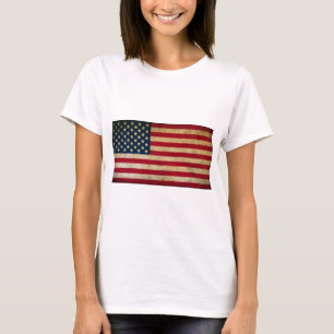 T-shirt Le cru s'est fané vieille grunge d'antiquité de