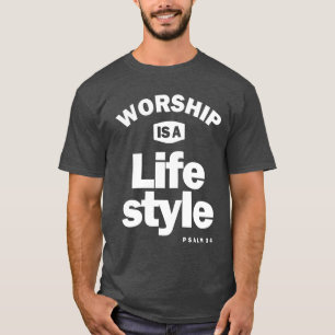 T-shirt Le Culte Est Un Style De Vie   Christian Design
