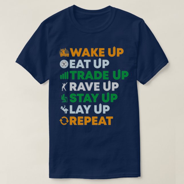 T-shirt Le cycle du jour (Design devant)