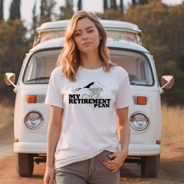 T-shirt Le cyclisme est mon plan de retraite (Créateur téléchargé)