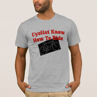 T-shirt Le cycliste savent monter