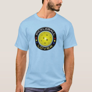 T-shirt Le cyclone de l'amant 1 de Pickleball teignent en