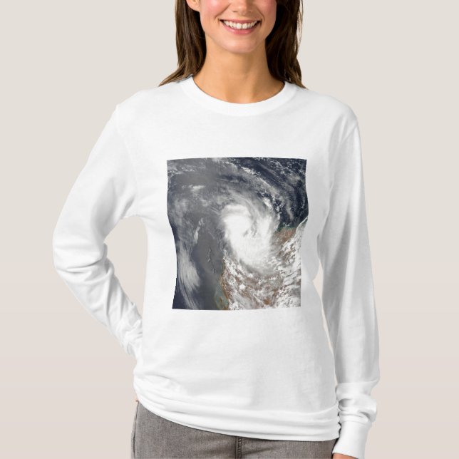 T-shirt Le cyclone Dominic au large de l'Australie occiden (Devant)