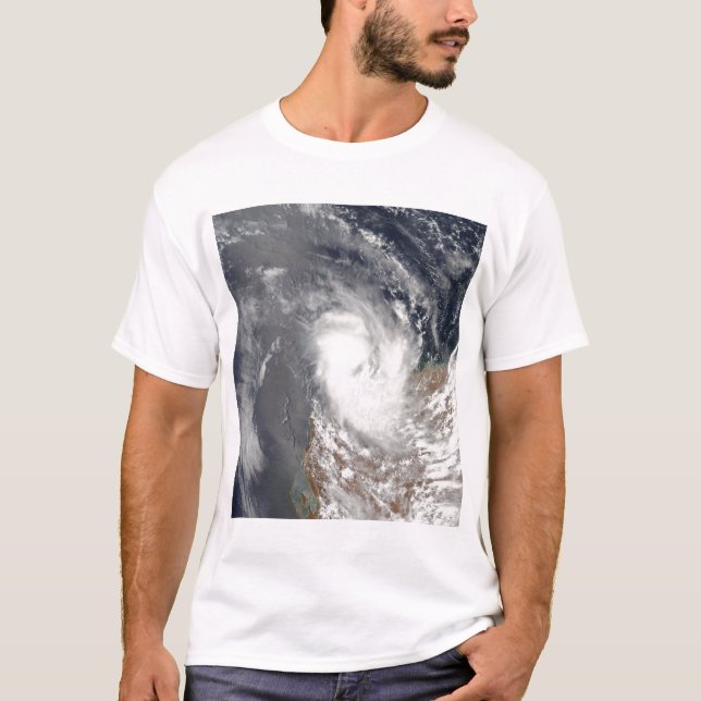 T-shirt Le cyclone Dominic au large de l'Australie occiden (Devant)