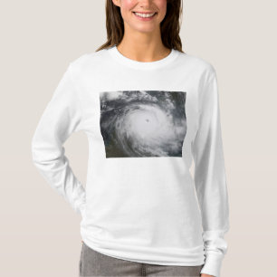 T-shirt Le cyclone Monica dans l'océan Pacifique Sud