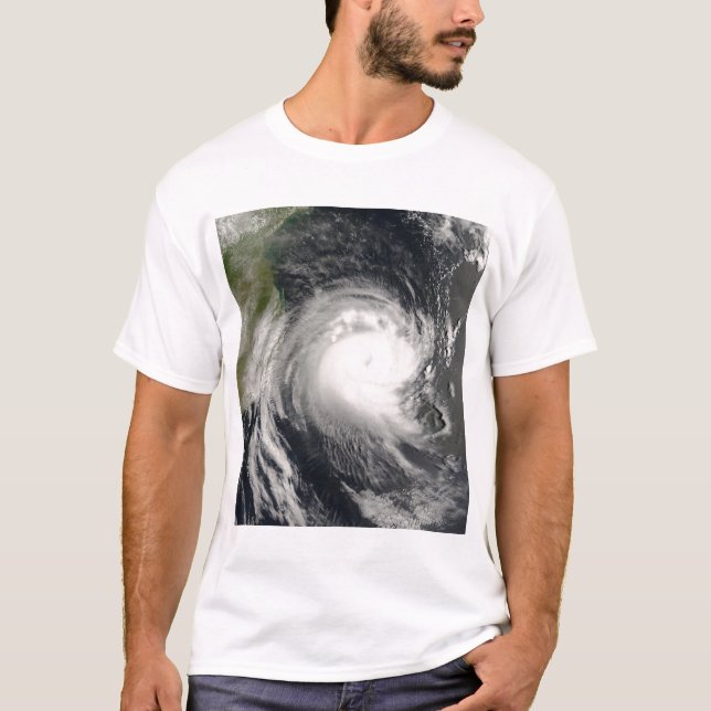 T-shirt Le cyclone tropical Favio s'approche du Mozambique (Devant)