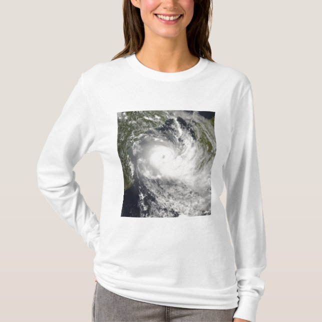 T-shirt Le cyclone tropical Jokwe au Mozambique Channe (Devant)