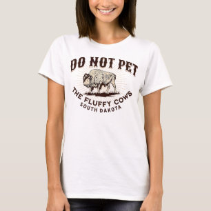 T-shirt Le Dakota du Sud n'attrape pas les vaches de bouff