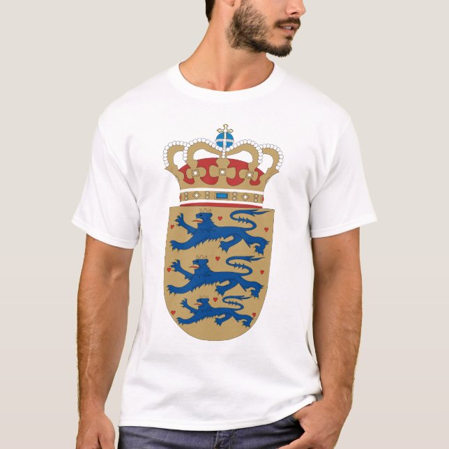 T-shirt Le Danemark complètement, le Danemark (Devant)