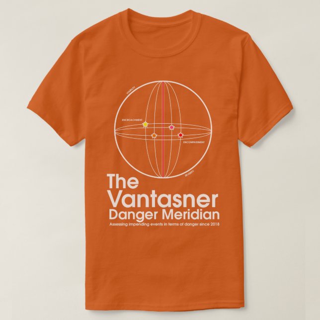 T-shirt Le danger de Vantasner Meridian Dark (Design devant)