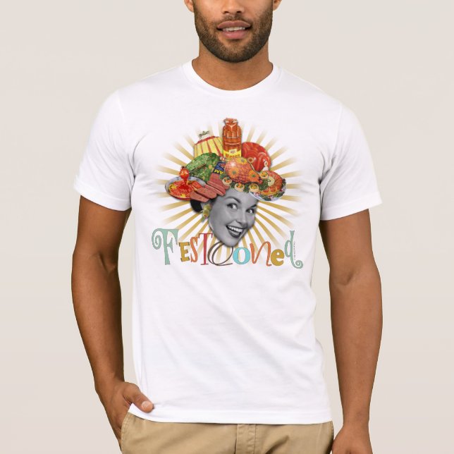 T-shirt Le © de Bitsch de kitsch : Célèbre festonné ! (Devant)