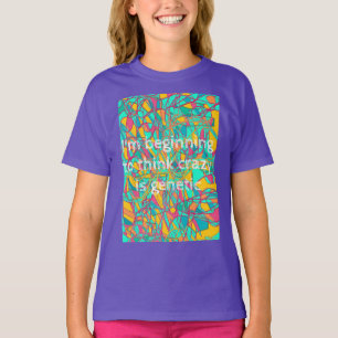 T-shirt le début noir orphelin de citation pour penser fo