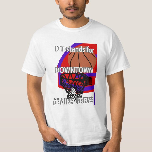 T-shirt Le décollement représente (Devant)