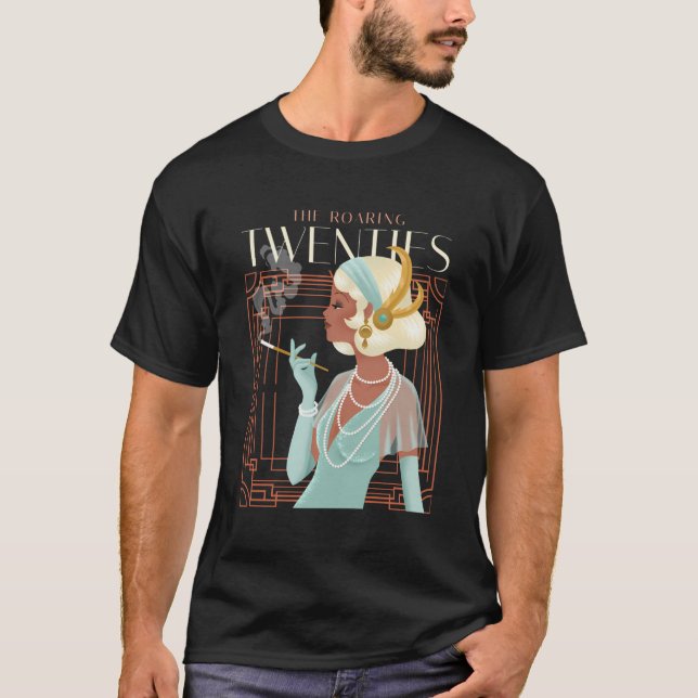 T-shirt Le Décor Fumeur Des Années 1920 (Devant)