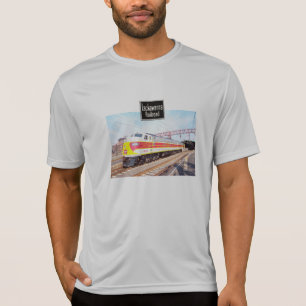 T-shirt Le Delaware Lackawanna et locomotive occidentale
