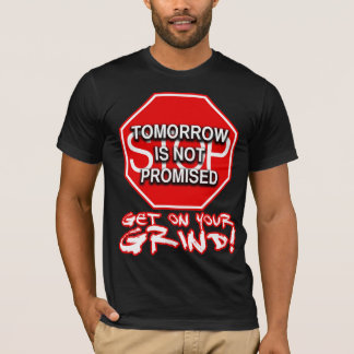 T-shirt Le demain n'est pas promis (le noir)