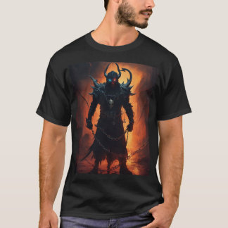 T-shirt Le démon inébranlable : un récit de la terreur
