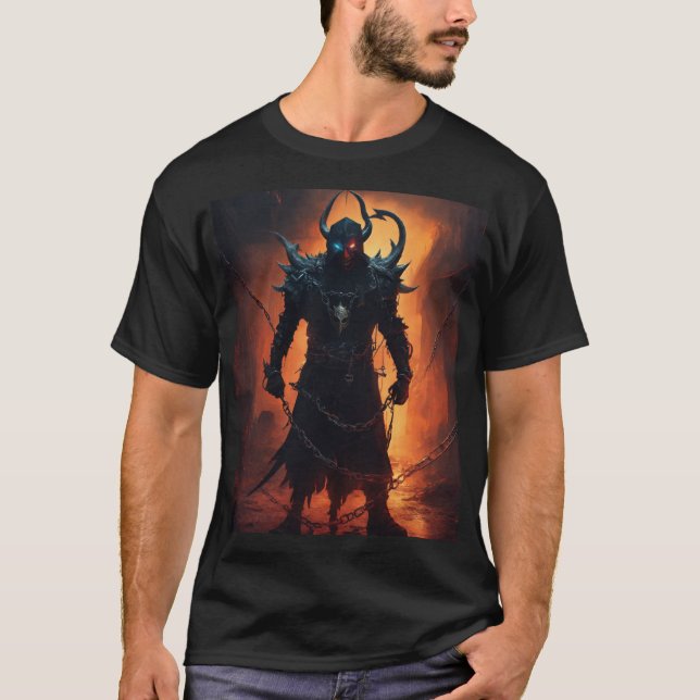 T-shirt Le démon inébranlable : un récit de la terreur (Devant)