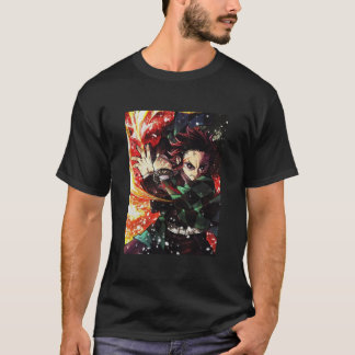 T-shirt Le démon Kimetsu no yaiba - Tanjiro Kamado Cla